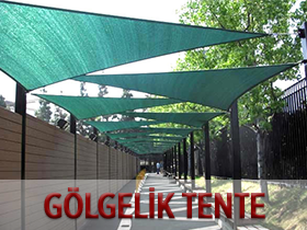 Bahçe için gölgelik tente