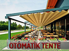 Otomatik açılır kapanır tente