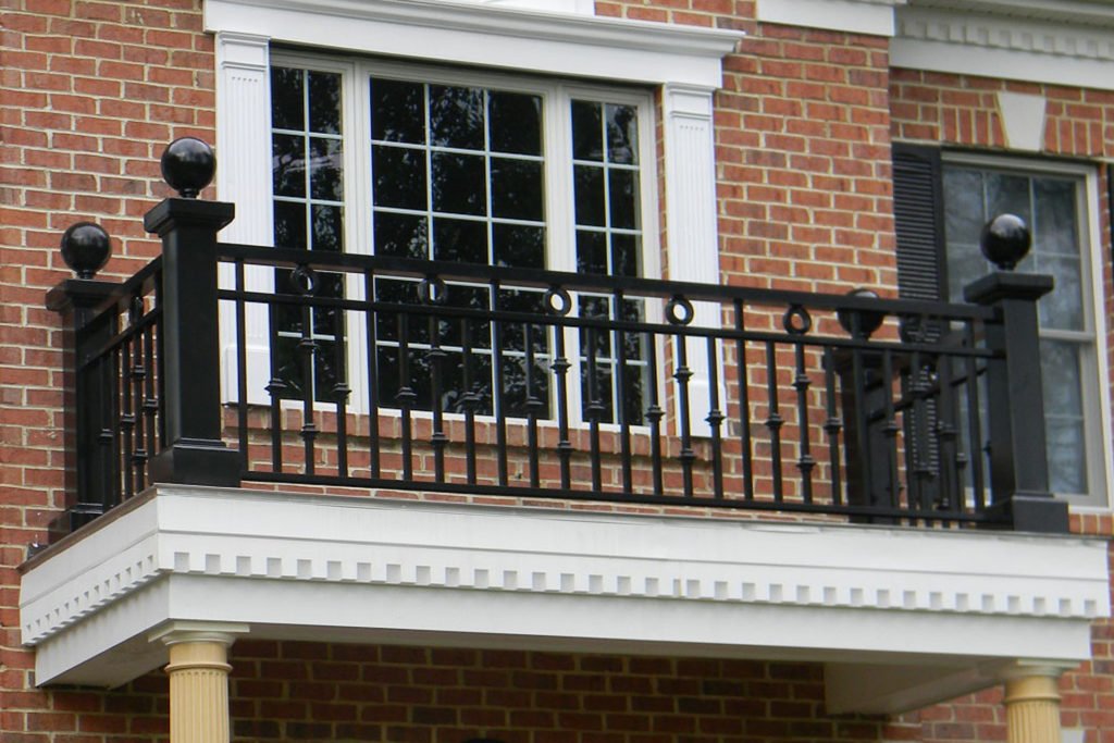 Ferforje balkon korkuluk modeli