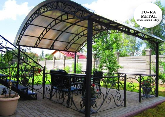 Antalya'da ferforje çardak uygulaması