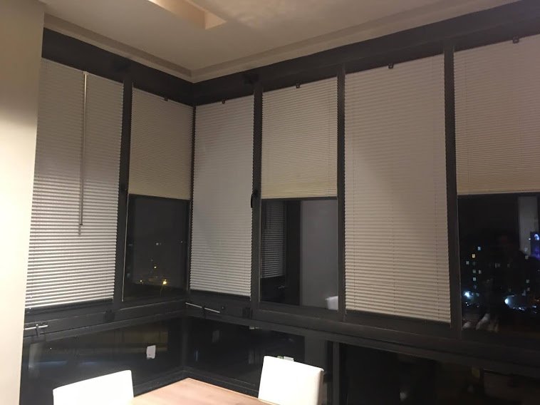Isıcamlı balkon uyumlu plise perde